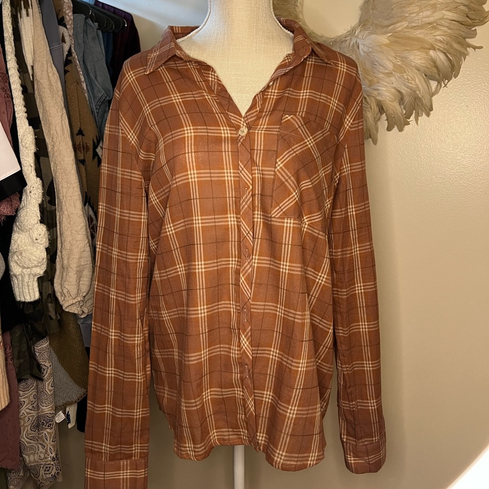 Roolee Plaid Top